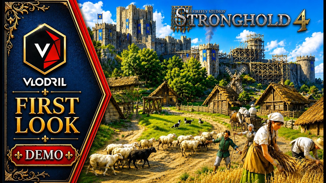 Stronghold 4 Demo &ndash; pierwsze wrażenia &ndash; Powr&oacute;t klasycznego symulatora budowania zamk&oacute;w! Rozgrywka...