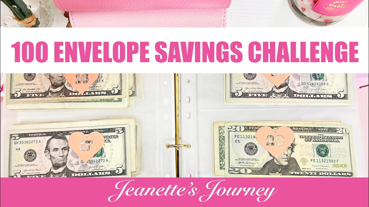 HOW TO DO THE 100 ENVELOPE CHALLENGE | CASH STUFFING | CASH ENVELOPE METHOD
