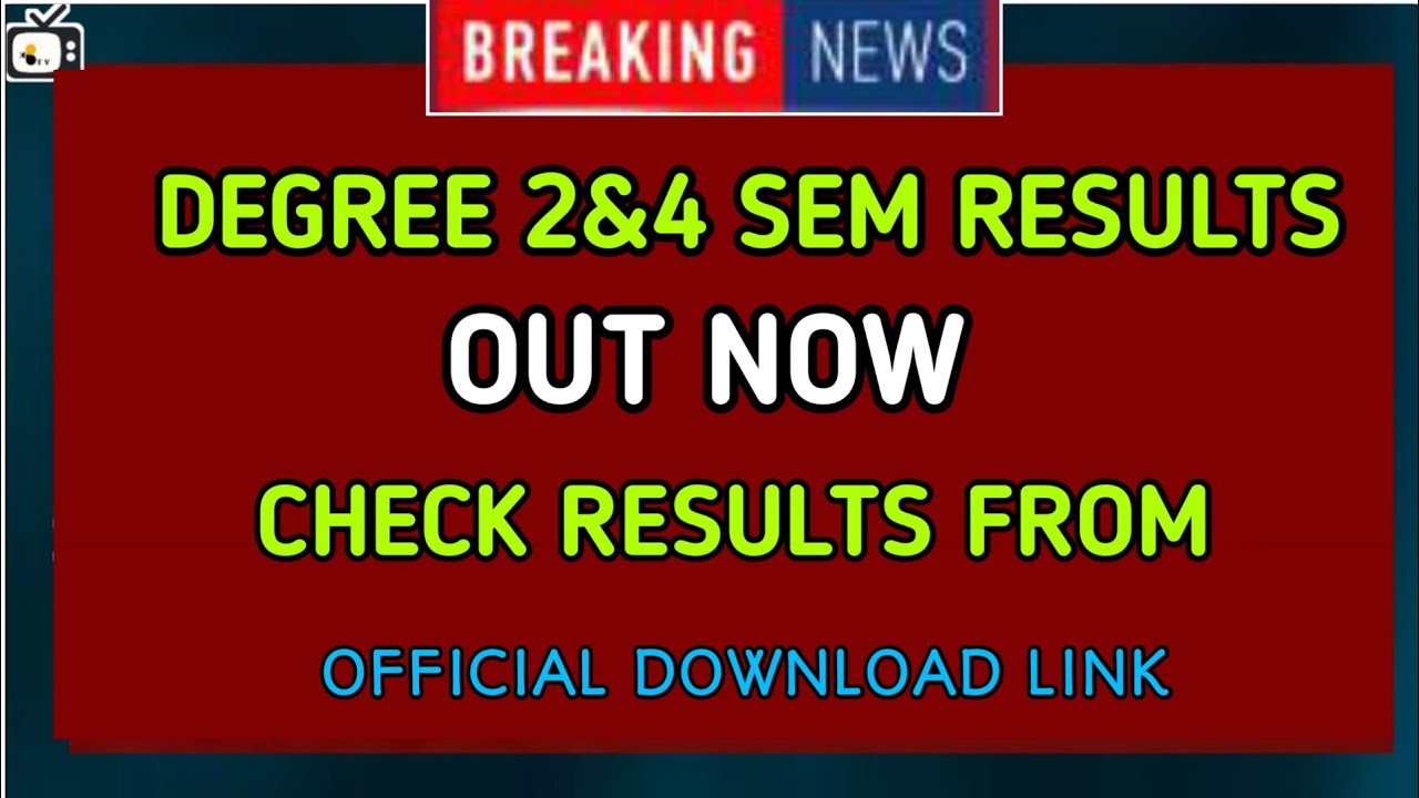 ou 2nd and 4th sem results 2021 released now | check results from official link |bhuwantv