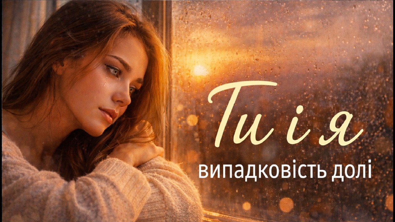 Ти і я — випадковість долі | ніжна українська поп-пісня про кохання