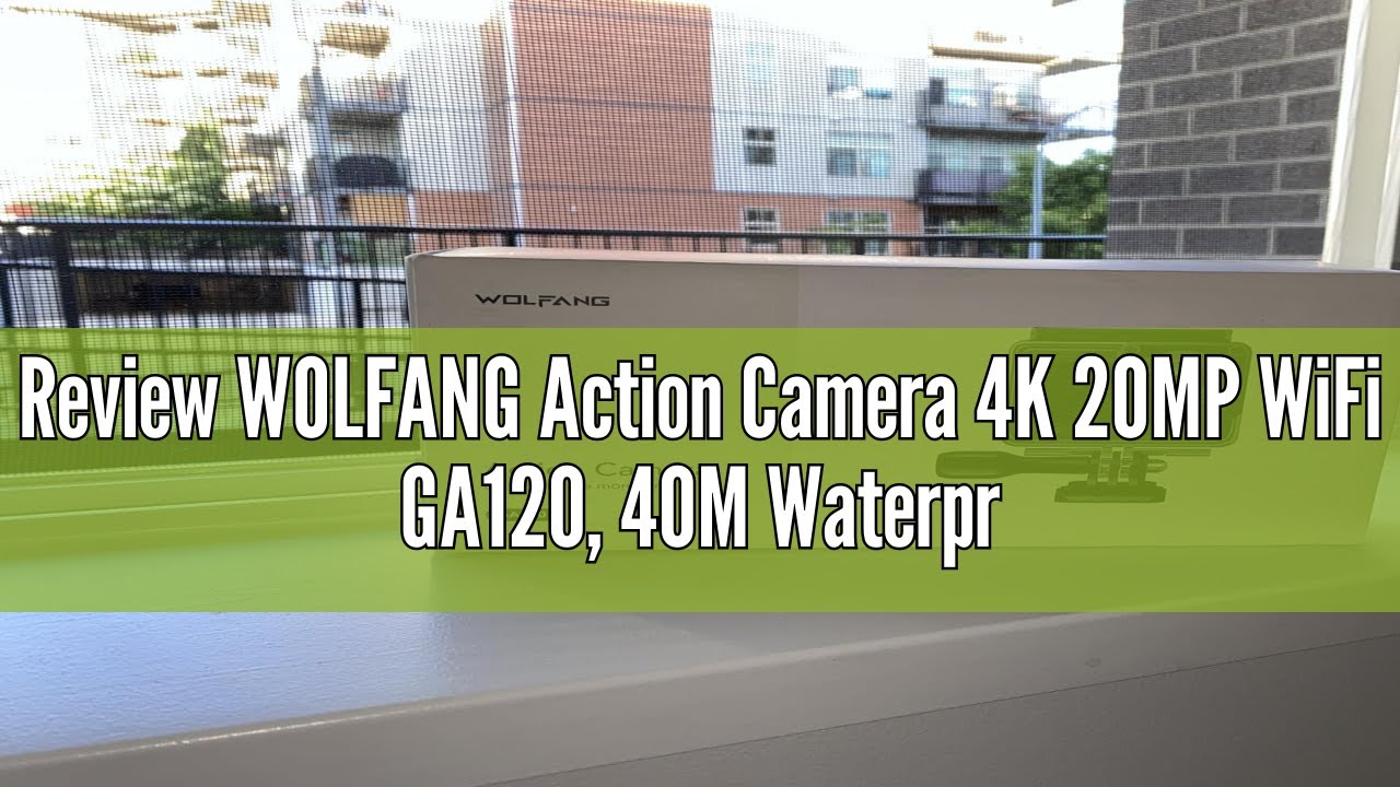 Review WOLFANG Action Camera 4K 20MP WiFi GA120, 40M Waterproof Underwater Camera for Snorkeling, 17