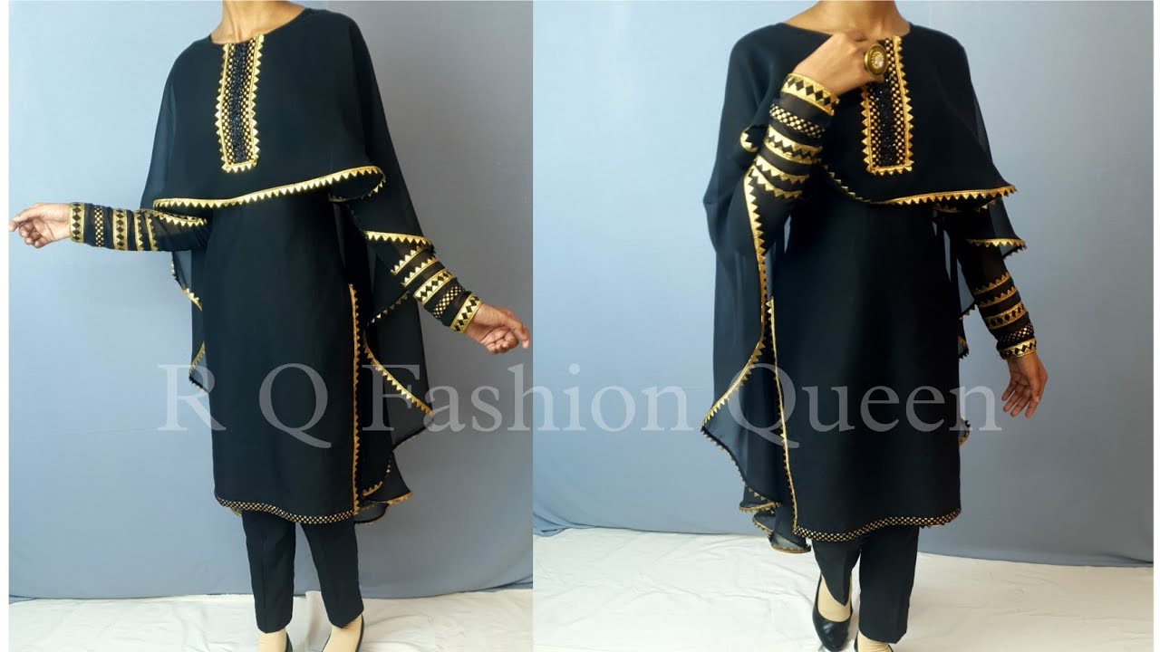 Cap dress design/Cap Style dress/Cap Style kameez dress Trendy Cap Style kurti Dress#rqfashionqueen