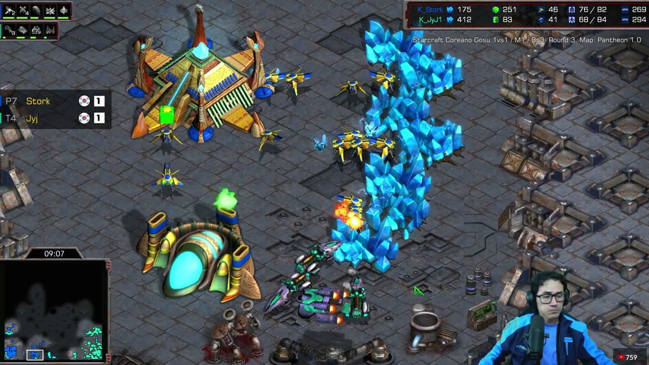 STARCRAFT COREANO GOSU 🇰🇷 STORK vs JyJ 🇰🇷 | M1·BO3·R3