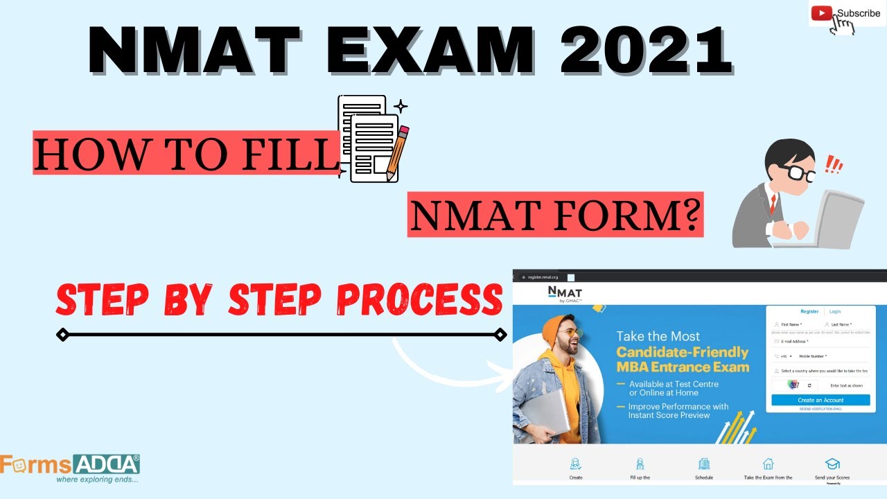 How to fill NMAT 2021 application form? Step by Step process. In Hindi*