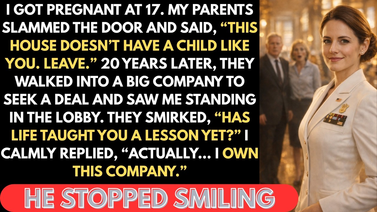 I Got Pregnant  —Kicked Out at 17 for Being Pregnant—20 Years Later They Walked Into My Company...