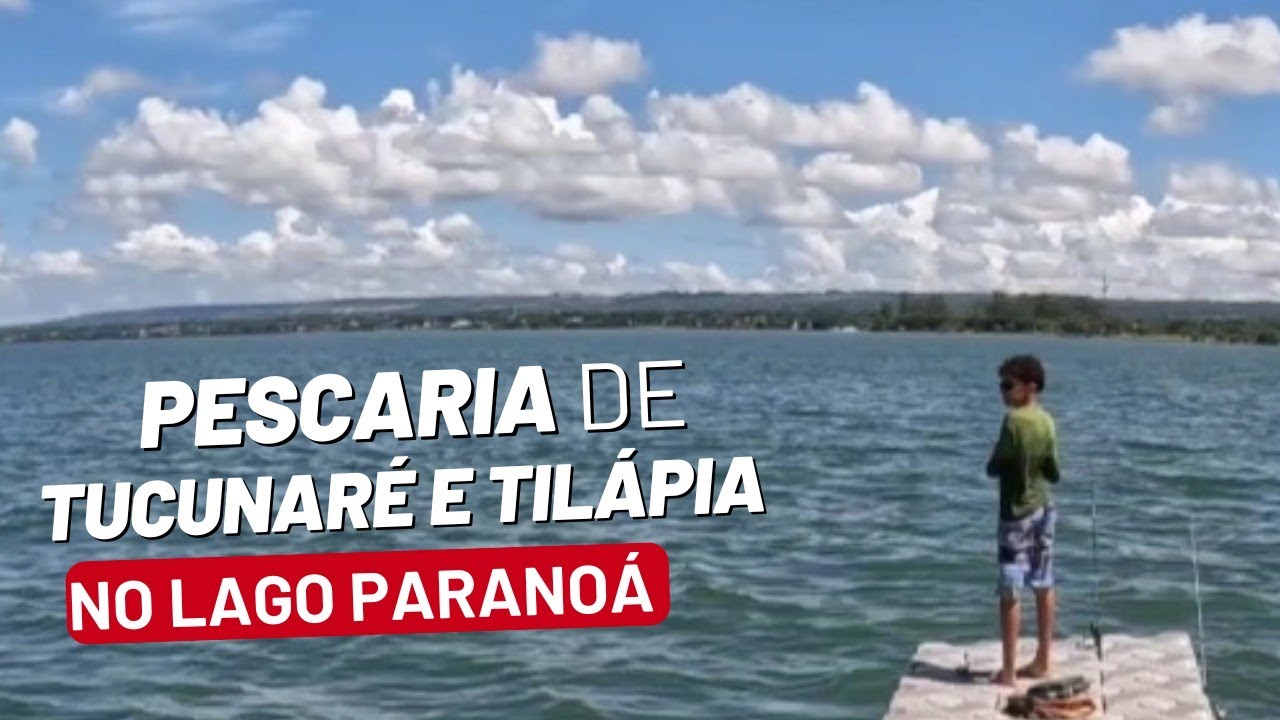 PESCARIA DE TUCUNARÉ E TILÁPIA GIGANTE no lago Paranoá de Brasília #mererofishing