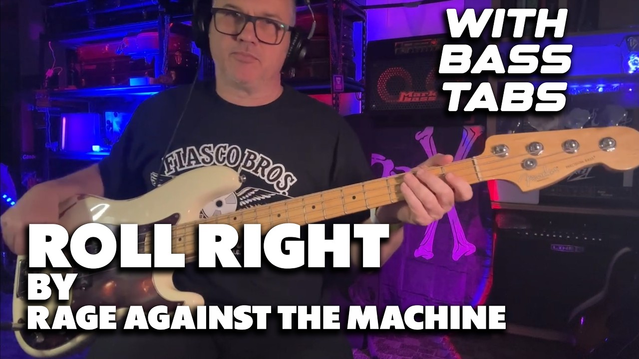 Roll Right by Rage Against The Machine / bass cover with tabs