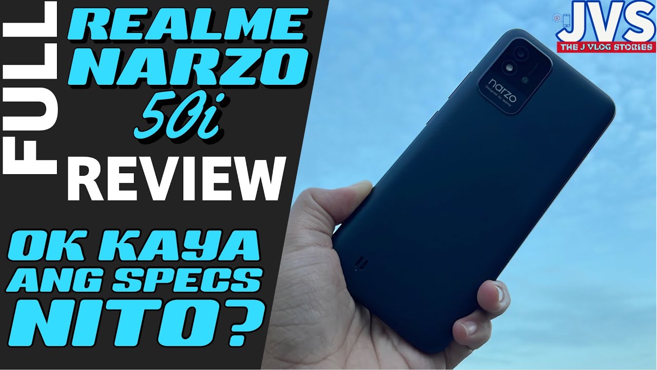 realme narzo 50i Full Review - Filipino | Camera Samples | Battery Test | Benchmark Test |