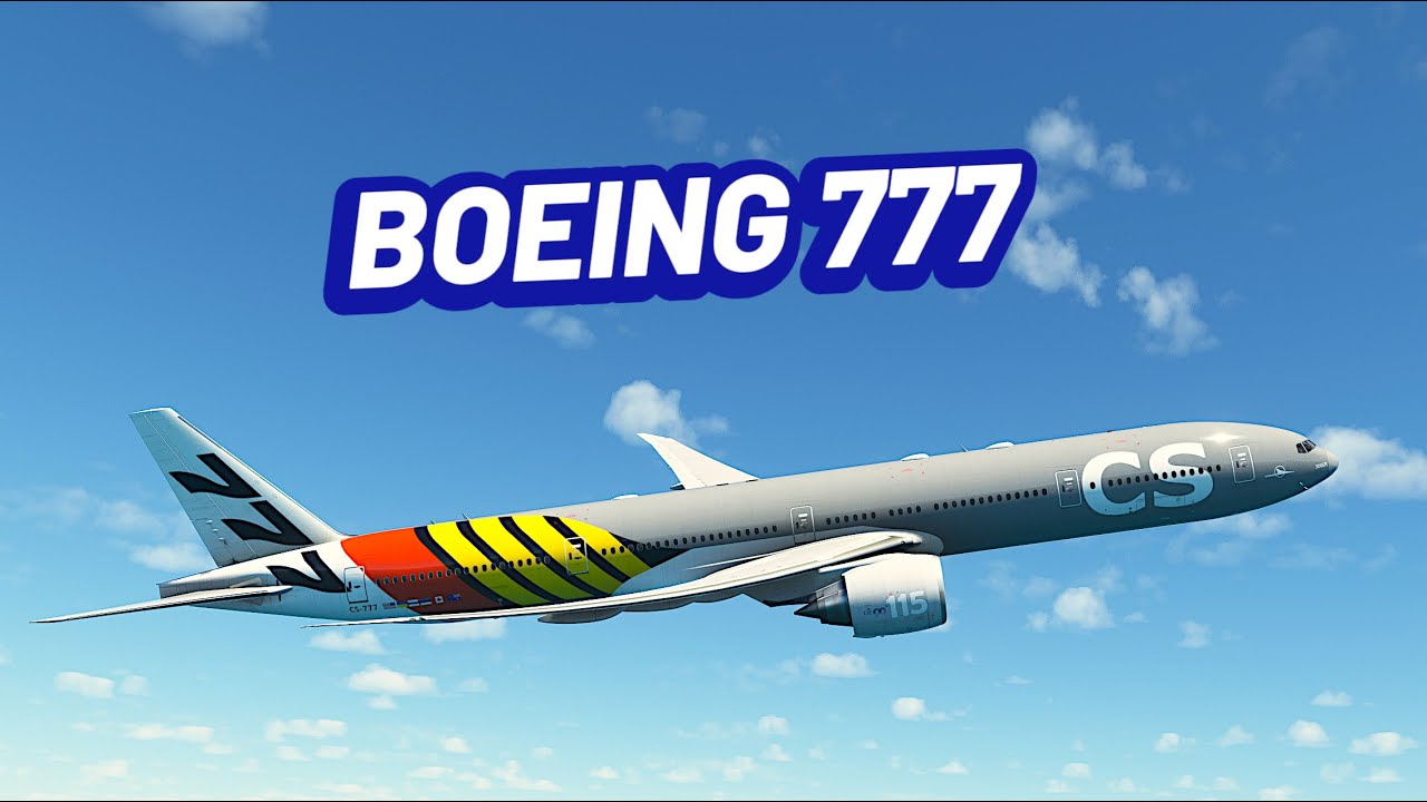 BOEING 777 da CAPTAIN SIM | MOD de SOM e SALTY no FLIGHT SIMULATOR 2020 🔥