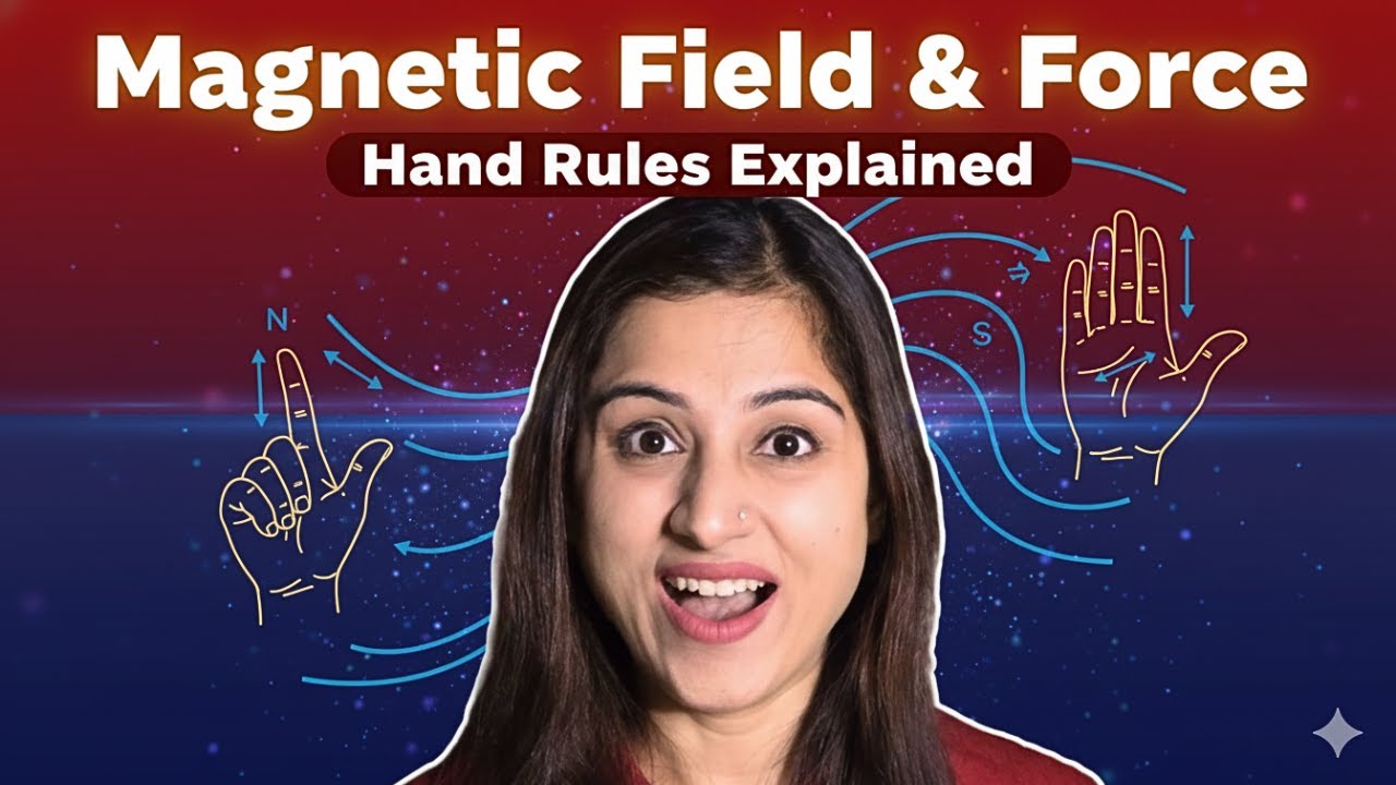 Magnetic Field & Force | Hand Rules Explained for Class 10 CBSE