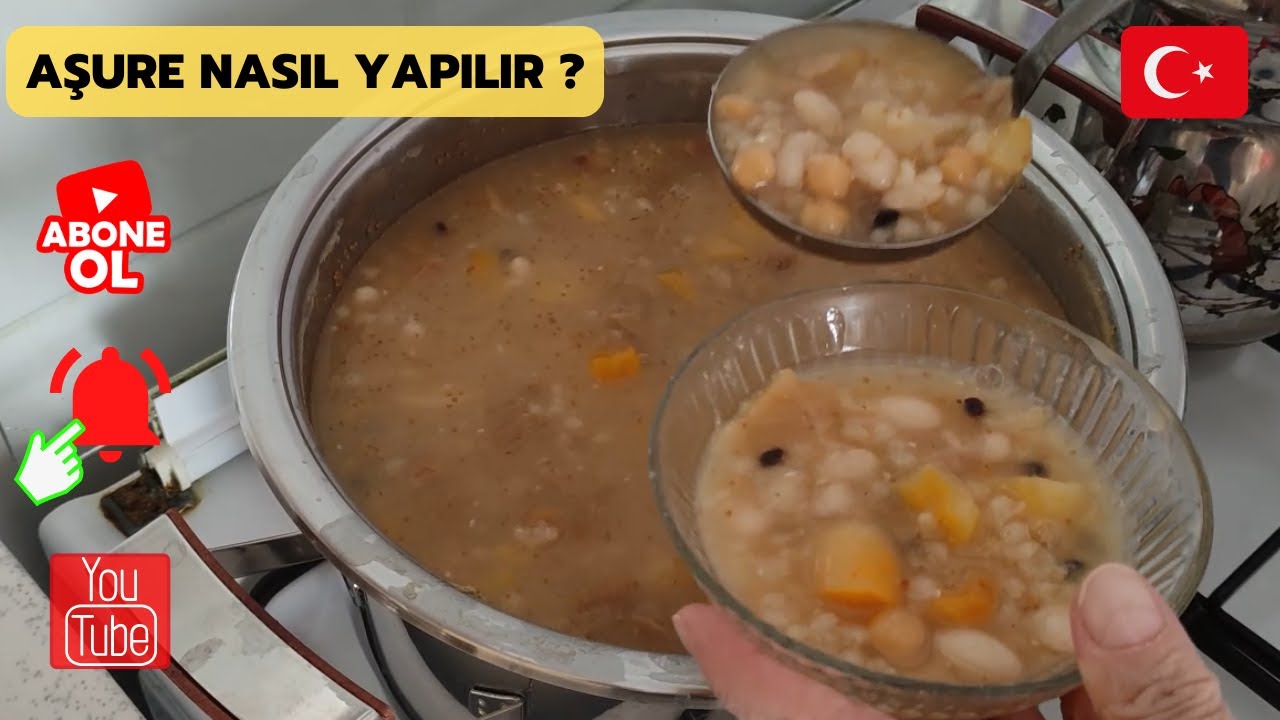 İLK KEZ YAPACAKLAR İÇİN TAM ÖLÇÜLÜ TAM KIVAMINDA MÜKEMMEL BİR AŞURE TARİFİ