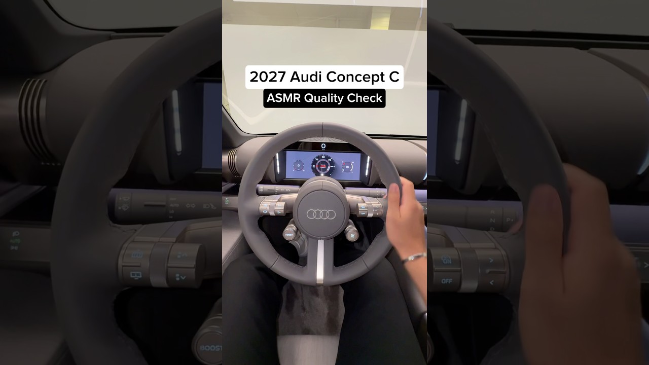 INSIDE the 2027 Audi Concept C!😳 NEW Future of Audi #audi #newcar #asmrsounds