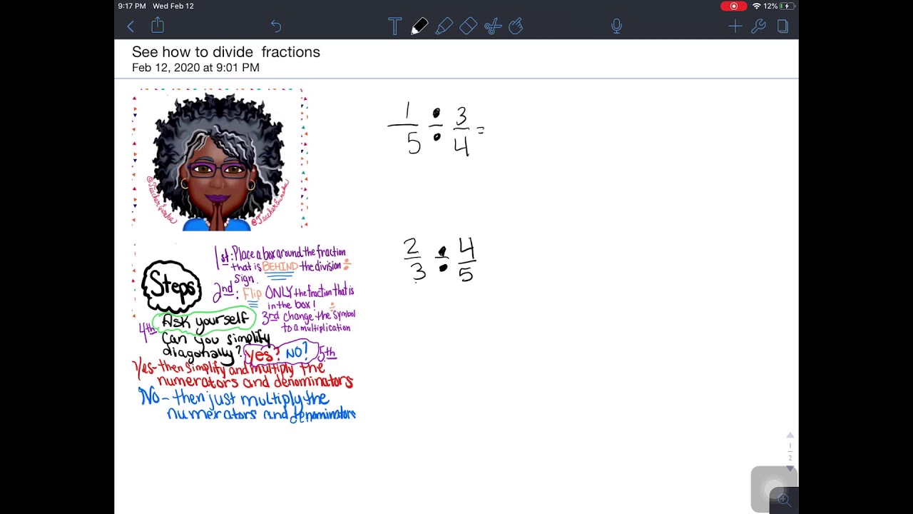 See How to Divide Fractions in just 2 minutes! 5.NF.B.3 , 5.NF.B.4