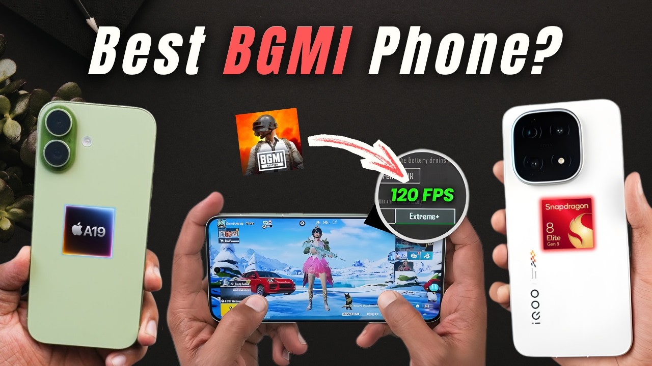 iPhone 17 vs iQOO 15 Gaming Battle ⚡ BGMI 90FPS Reality Check