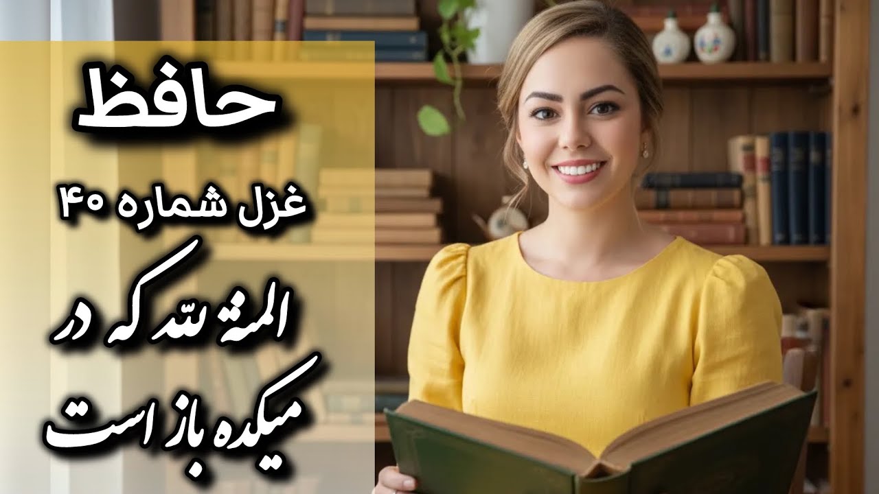 شرح و دکلمه غزل شماره ۴۰ حافظ| المنة للّه که در میکده باز است