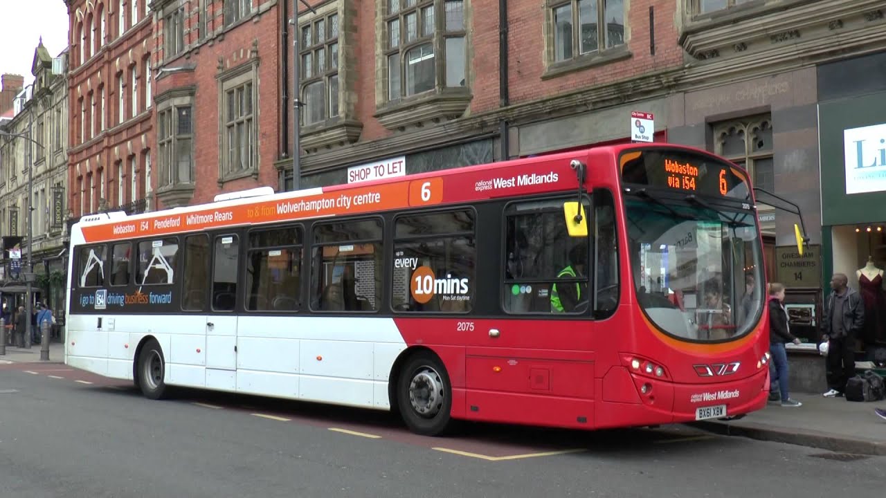 BUSES IN WOLVERHAMPTON MARCH 2014