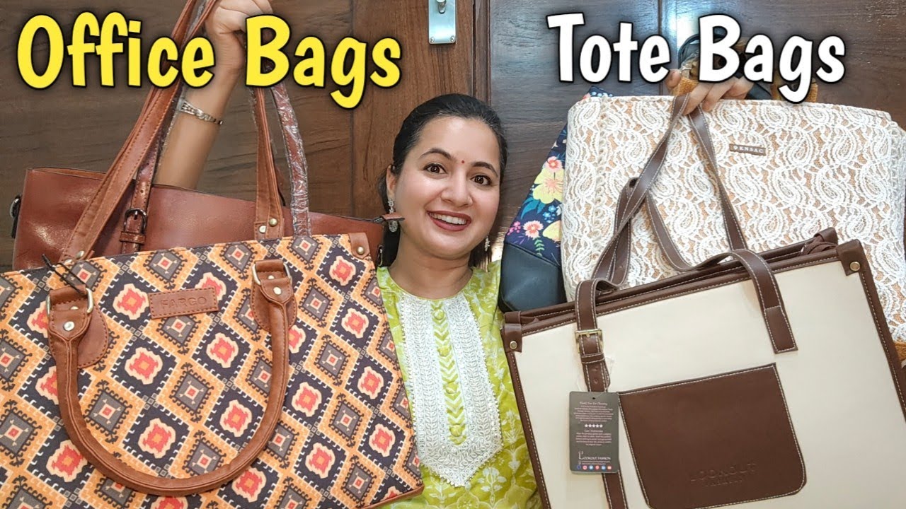 Premium Quality Laptop and Tote Bags 💕 | Shopsy Sling Bag & Office Bags Haul | Neema's Talk
