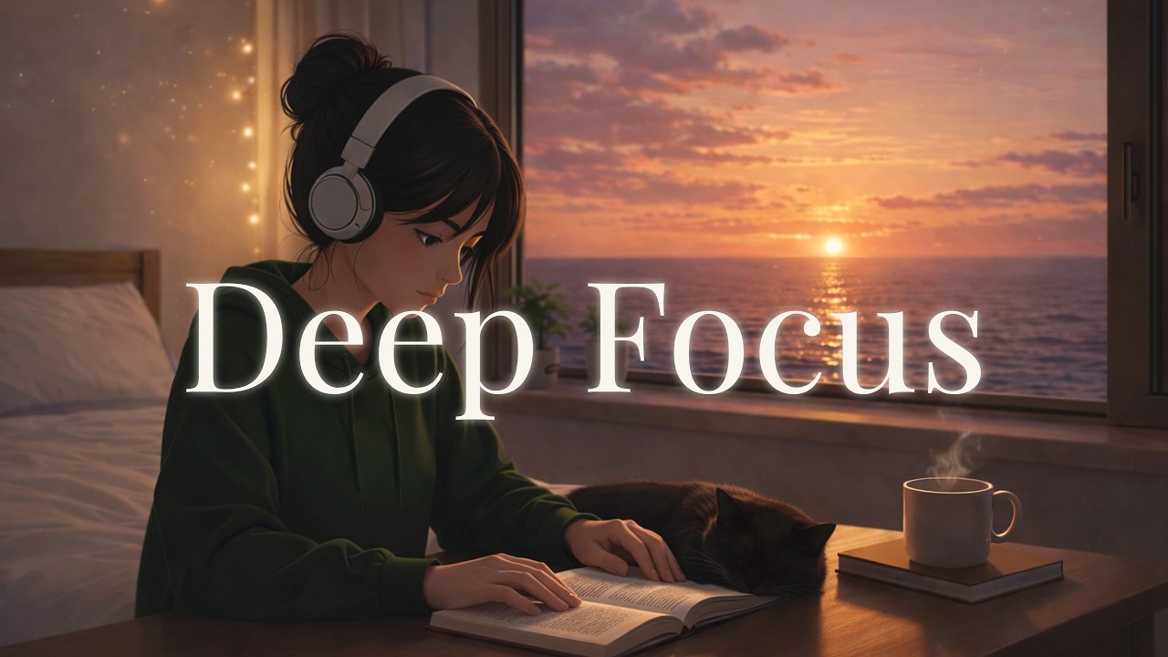 3 Hours Study Music for Deep Focus & Productivity | Ambient Lo-Fi for Deep Work – Afterglow Static