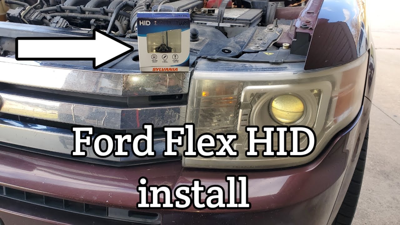 Ford Flex HID Install ( Fixing my wife's suv's headlights )