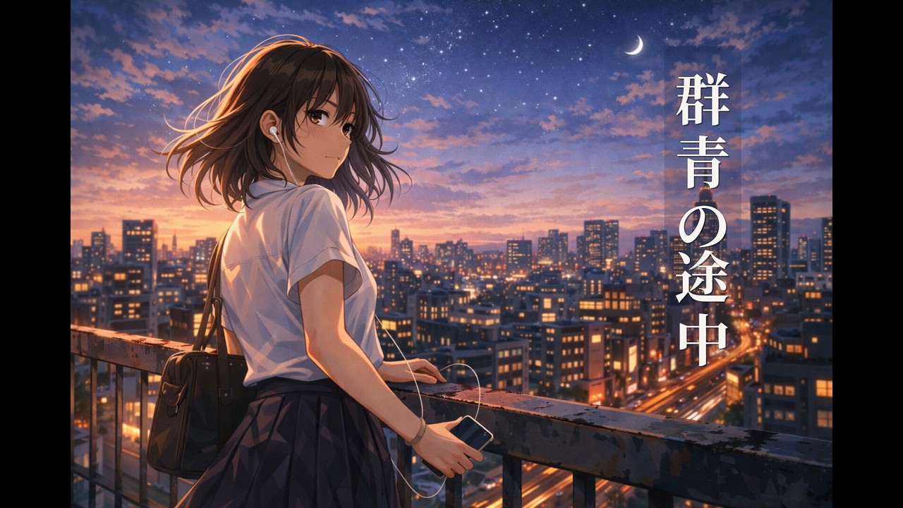 群青の途中｜オリジナル曲（AI生成/Suno）歌詞付き