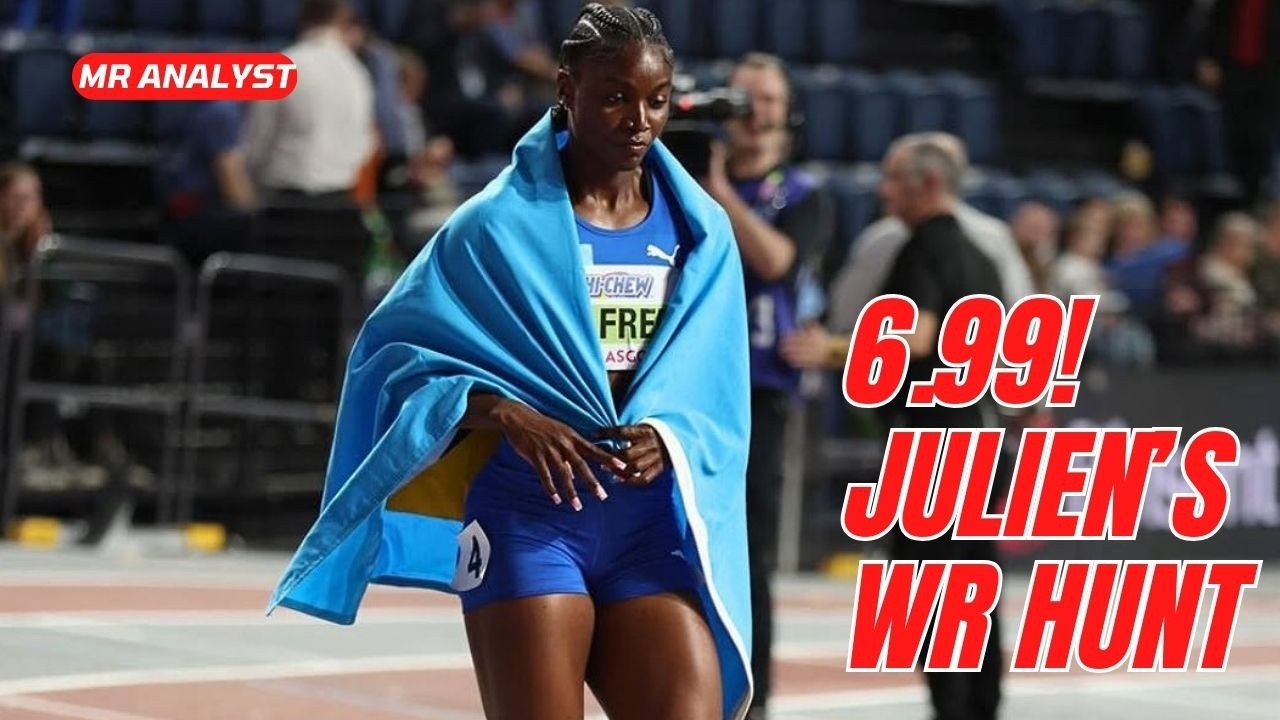Does Julien Alfred have the 60m WR under threat? Most definitely!