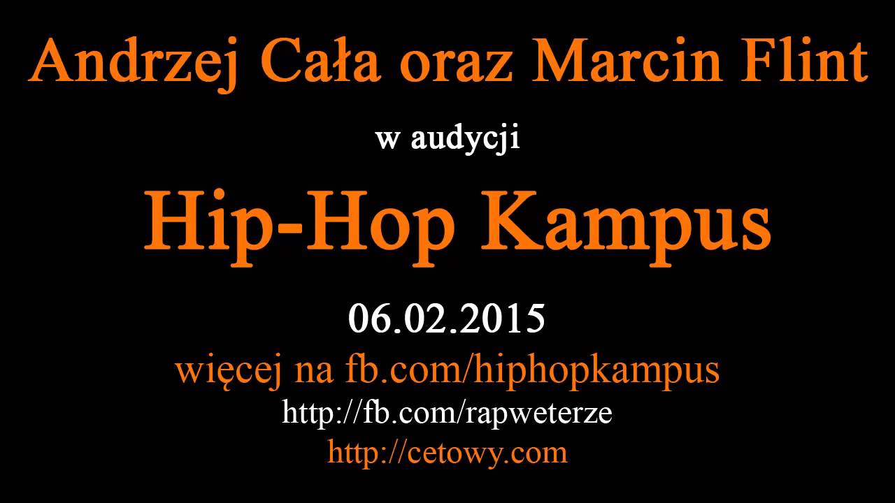 Hip-Hop Kampus: Andrzej Cała, Marcin Flint o Antologii Polskiego Rapu 2015.02.06