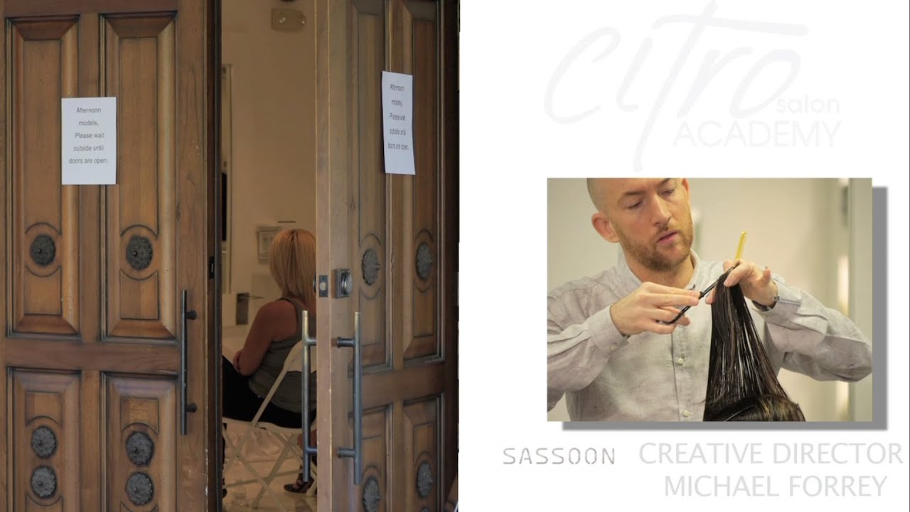 Citro Salon Academy -  Sassoon Creative Director Michael Forrey