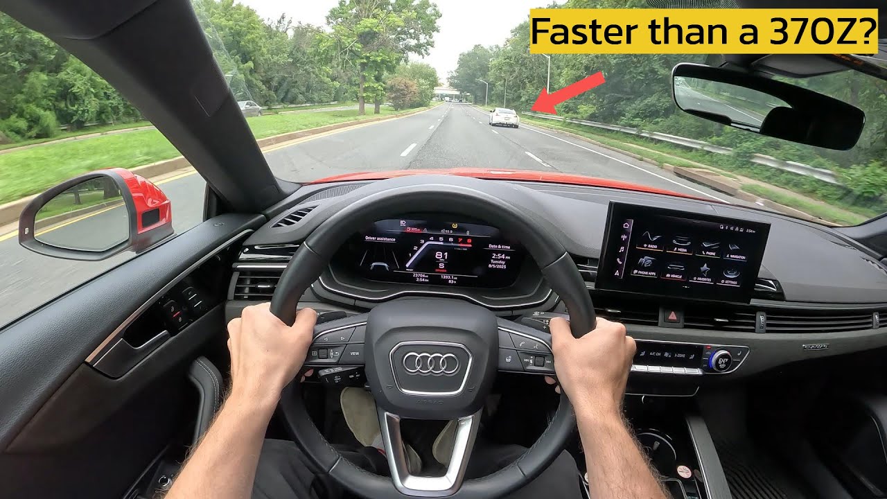 Audi A5 Sportback Premium Plus 45 TFSI 2024 года — тест-драйв от первого лица