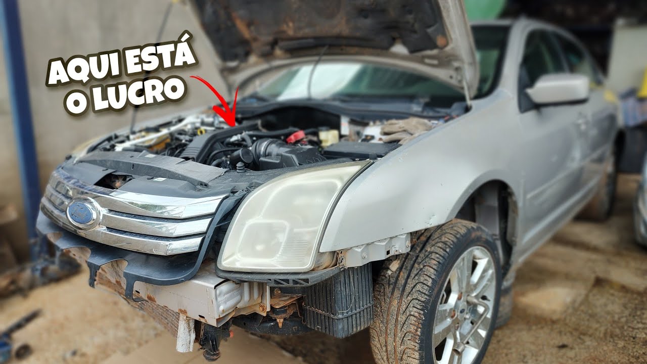 DESMONTAMOS A MECÂNICA DO FUSION 2.3 16V SUCATA / APROVEITA MUITAS PEÇAS 🚙