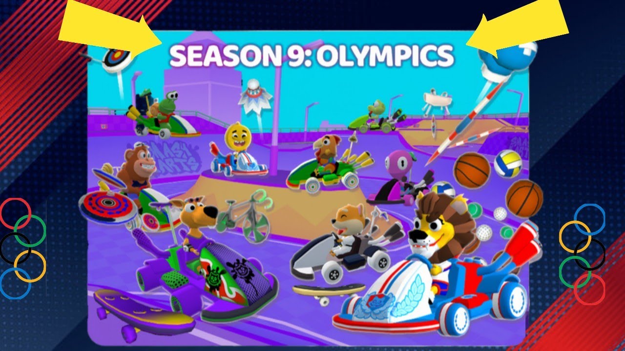 New season smash karts Olympic, and gameplay