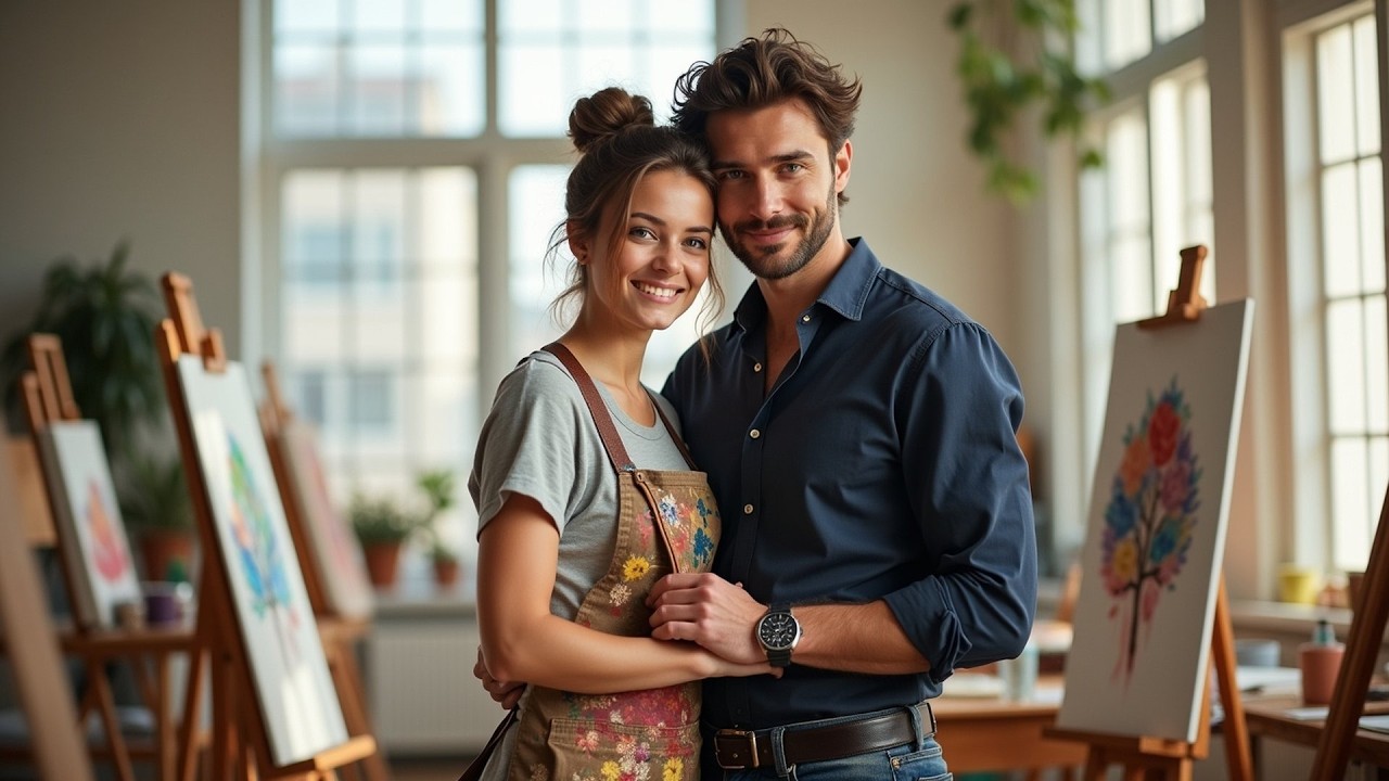 Millionaire Takes Painting Class She Teaches, Never Expected Art Teacher Would Be His Masterpiece