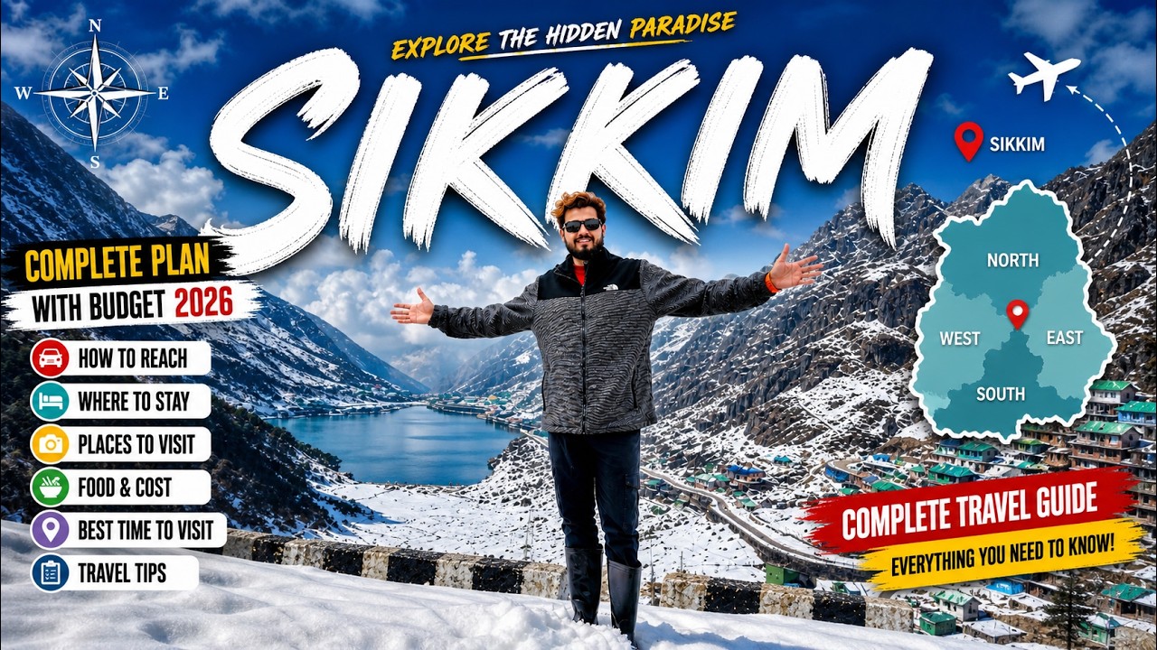 SIKKIM COMPLETE TRAVEL GUIDE 2026 | SIKKIM 5/6/7 DAYS BUDGET ITINERARY | SIKKIM TOUR PLAN 2026