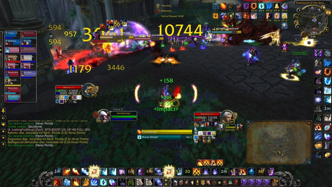 Fire Mage Top DMG (0 Death's) CATA CLASSIC Solo PvP