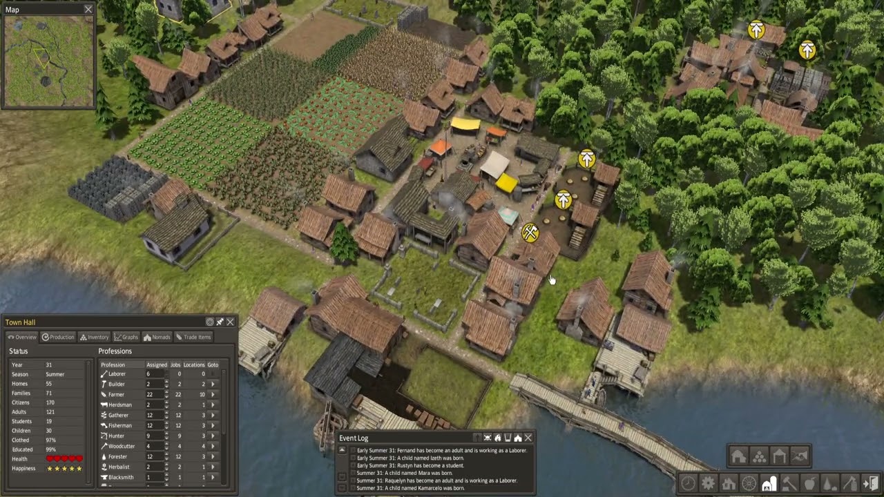 Banished - Longvilla Part 3 - The Citizens? They're over 200!