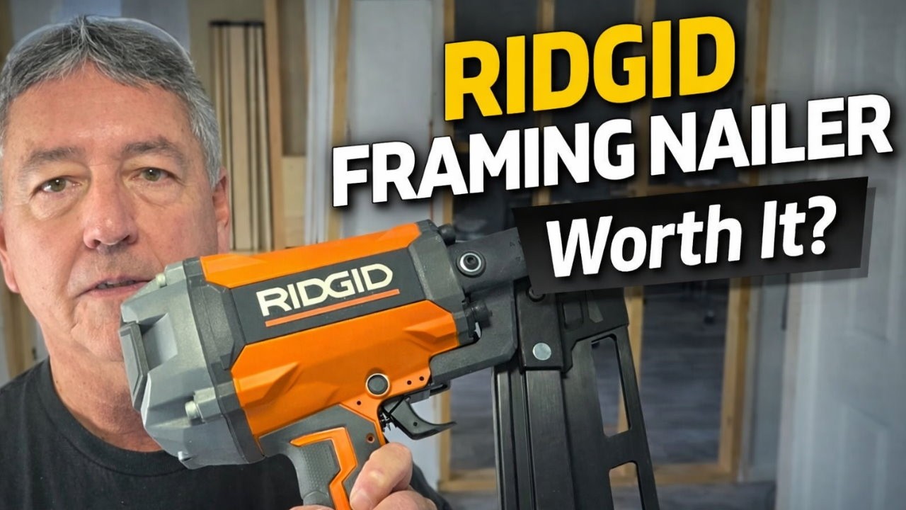 I'm Using This RIDGID Framing Nailer For a DIY Remodel | Is It Worth It?