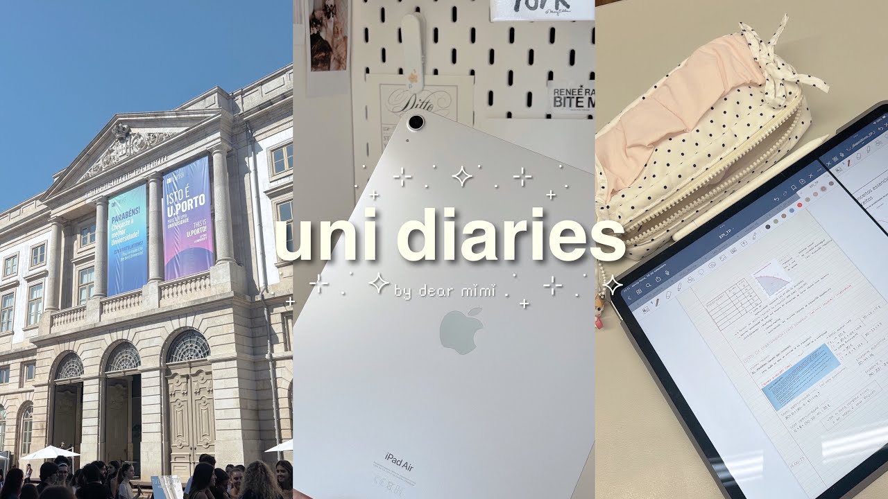 uni diaries 🎀 school supplies haul, iPad unboxing, first week as a law student...