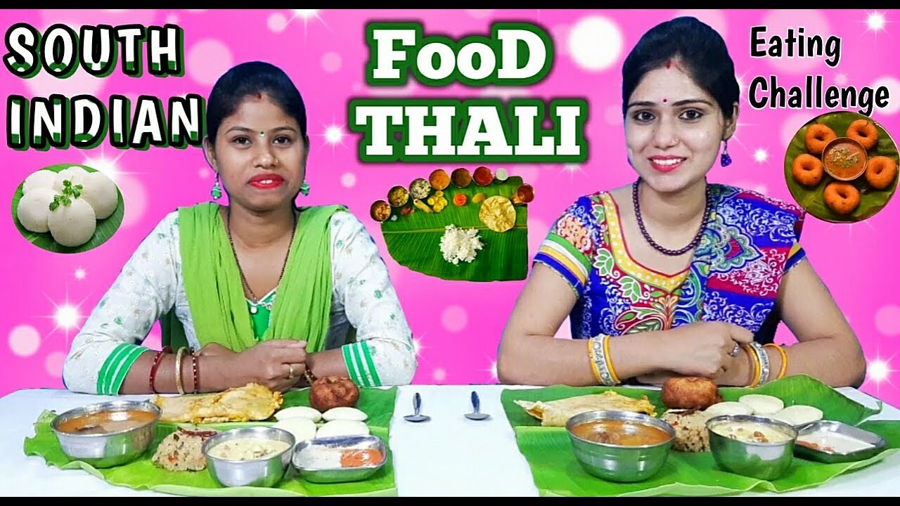 SOUH INDIAN FOOD THALI EATING CHALLENGE | South Indian Food Challenge | Food Challenge India