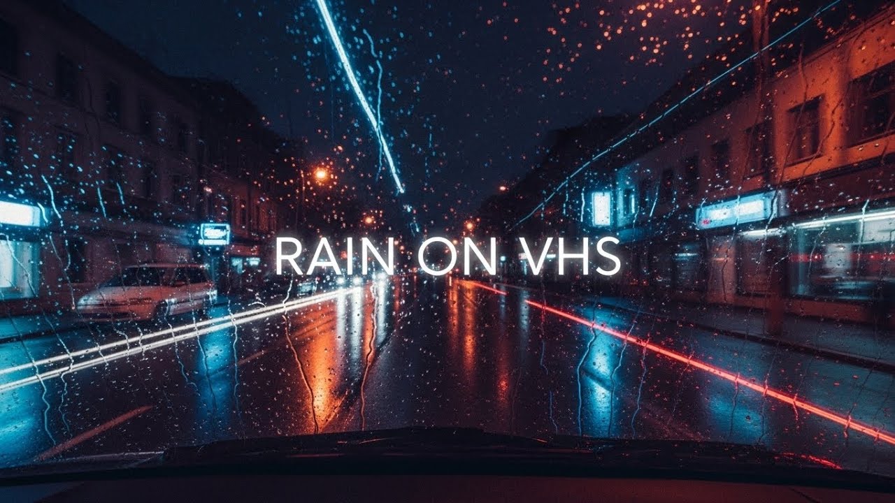 RAIN ON VHS | Late Night Window Memories Vaporwave Nostalgia Mix