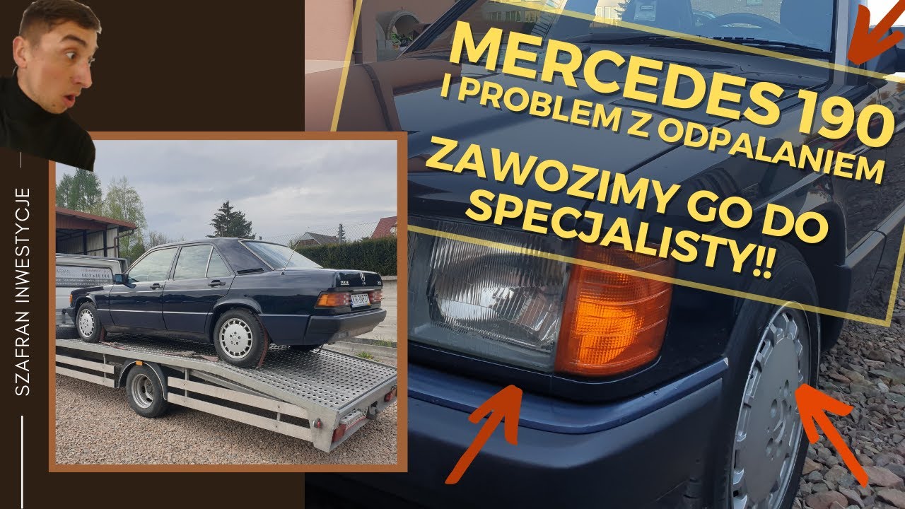MERCEDES 190 - Mechaniczny wtrysk i problemy z odpalaniem. Zawozimy auto do specjalisty.