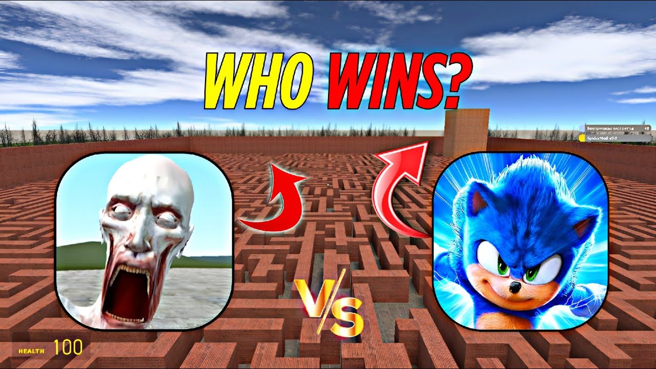 Sonic VS SCP 096 In Garry's Mod! #2