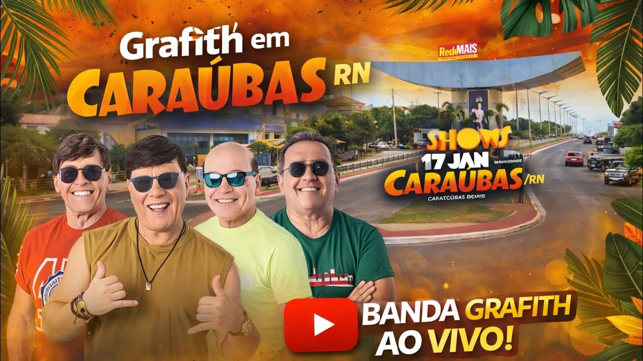 Banda Grafith em Cara&uacute;bas-RN show completo HD Repert&oacute;rio Atualizado Jan26 