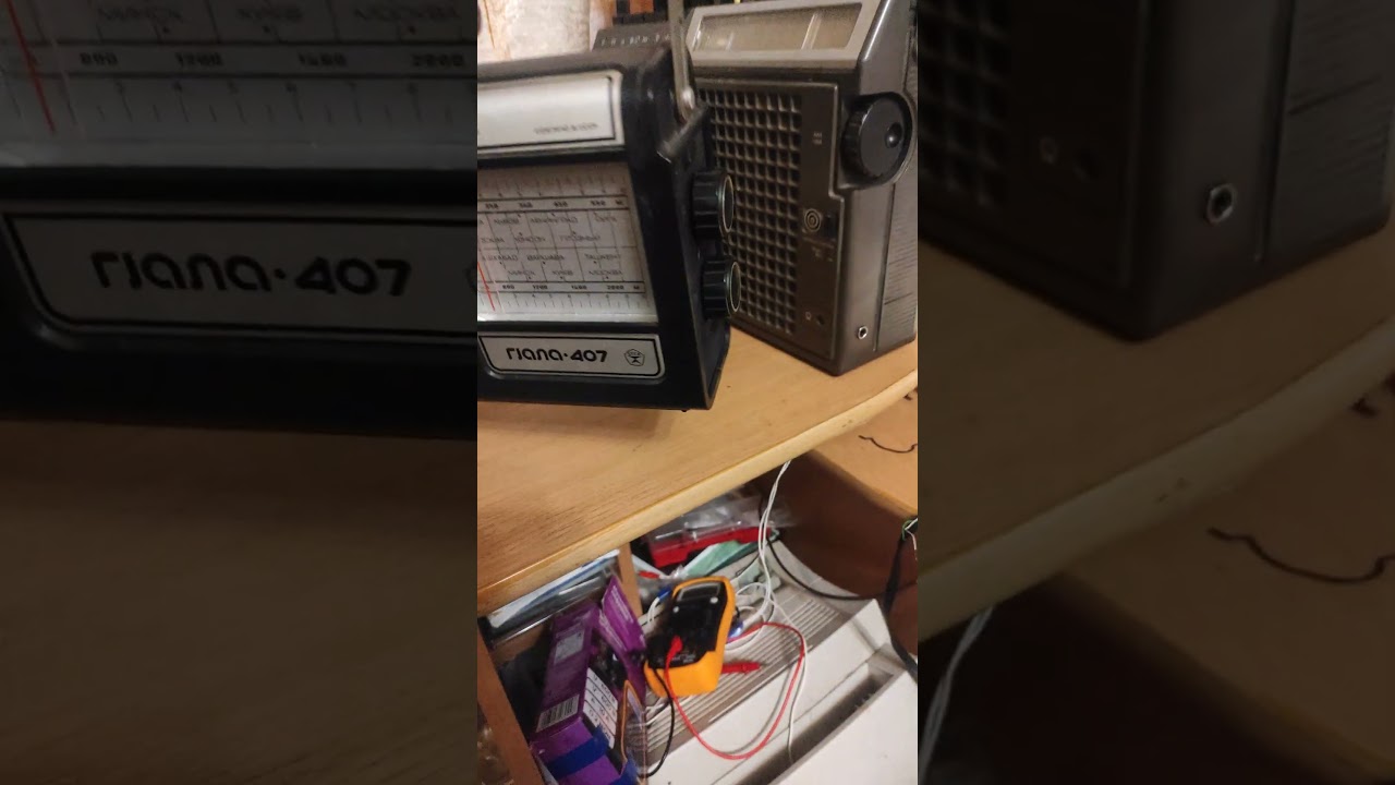 Гjала-407 с кнопочным модулем FM на RDA5807FP и светодиодной подсветкой шкалы.