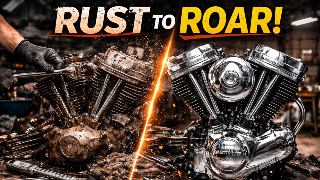 Vintage Harley-Davidson Engine Restoration | Full Teardown & Rebuild