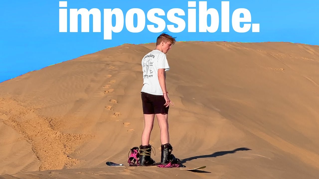 Average Guy Tries Sandboarding