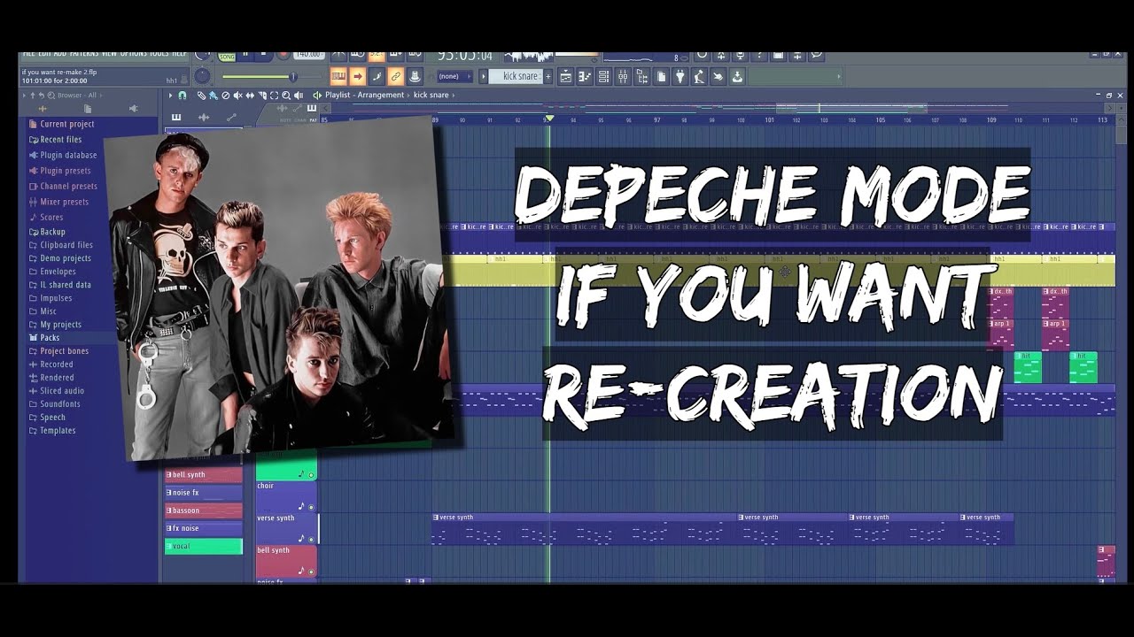 Depeche Mode '' If You Want '' Re-creation - No Original DM Samples Used