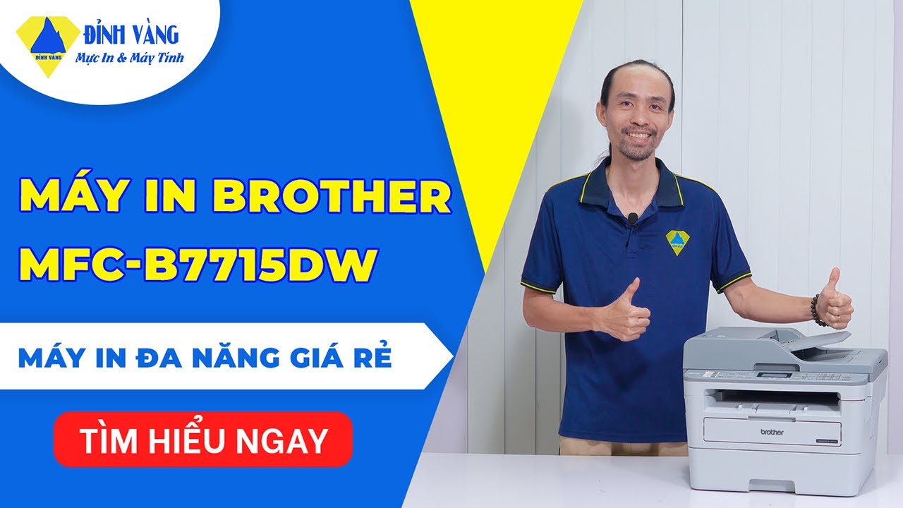 Máy In Brother MFC-B7715DW – In 2 Mặt, Scan ADF, Tiết Kiệm Chi Phí!