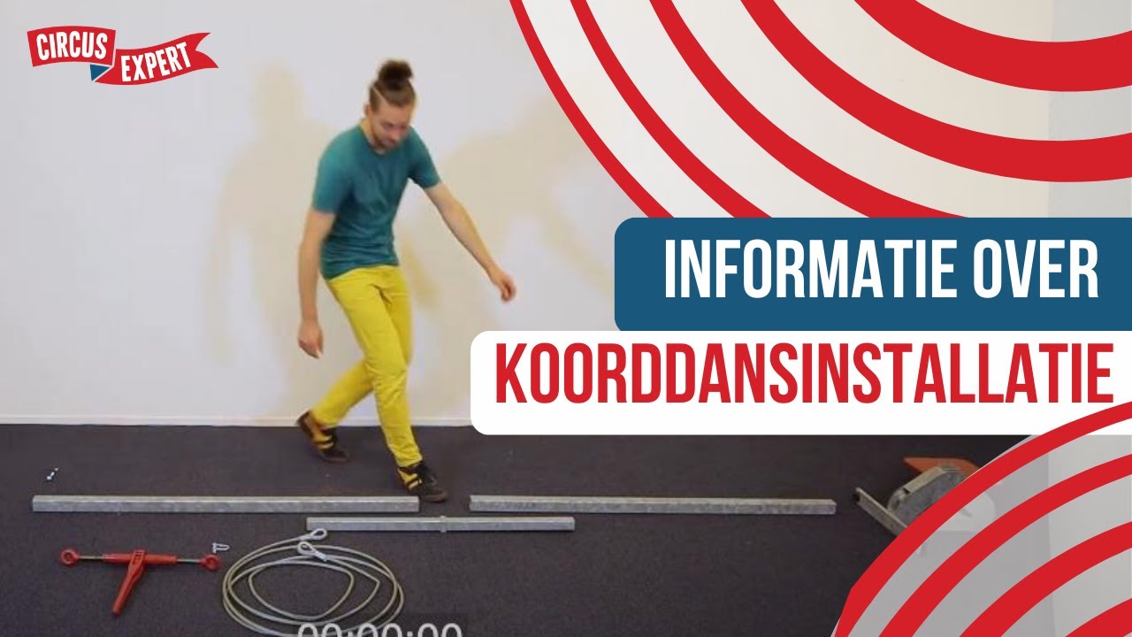 Koorddansinstallatie | Circus-expert.nl | Loopkoord