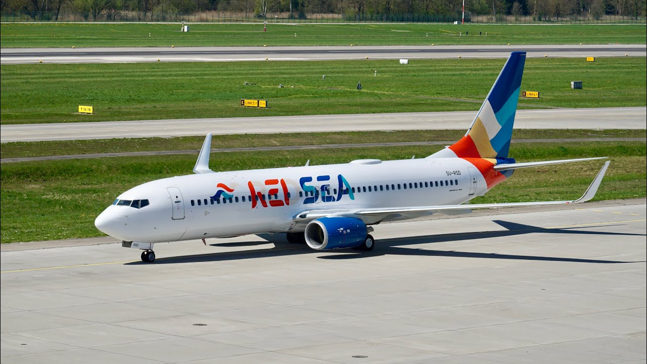 New Airline at ZRH🔥 | Red Sea Airlines Boeing 737-800 | SU-RSD | 12.04.2025