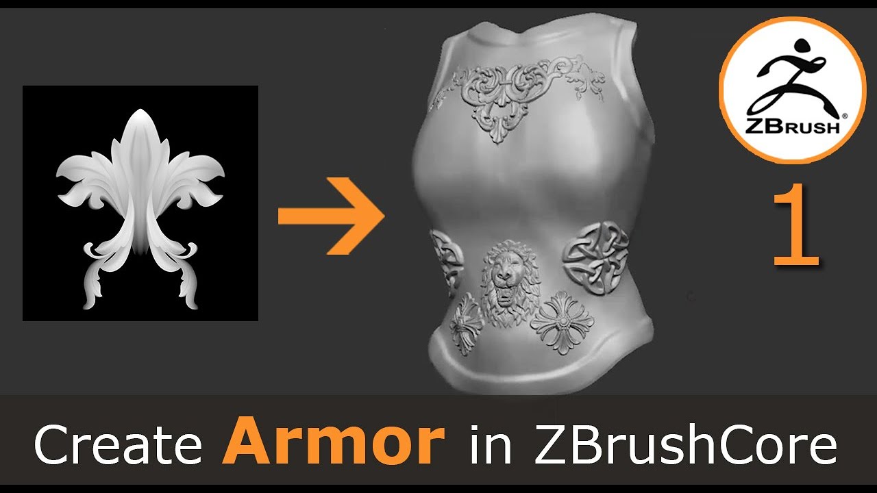 Create Female Armor in ZBrushCore (1/2)