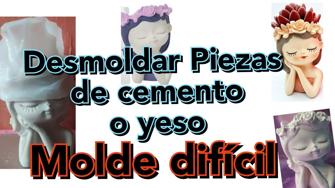 C&oacute;mo desmoldar piezas de cemento o yeso en un molde dif&iacute;cil